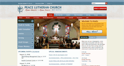 Desktop Screenshot of peacelutheranseattle.org