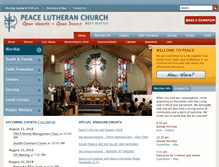 Tablet Screenshot of peacelutheranseattle.org